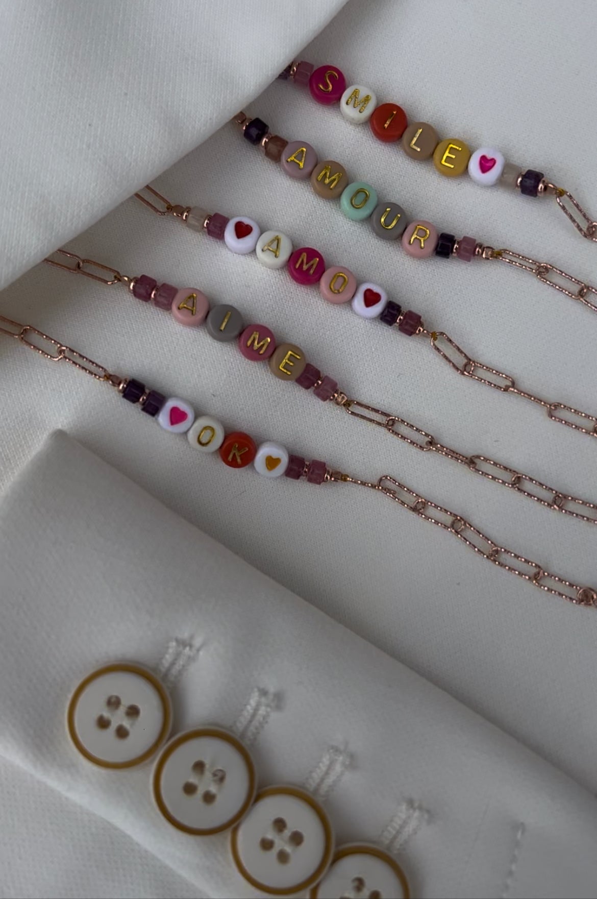Bracciale Candy con maglia rettangolare
