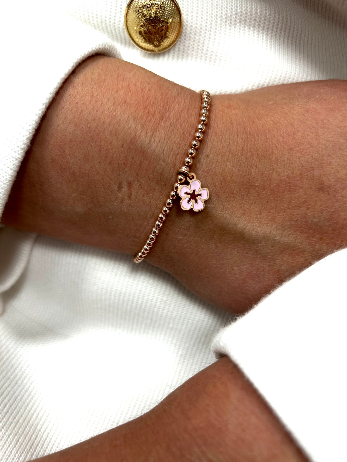 Braccialetto Elasticizzato - Fiore di Loto