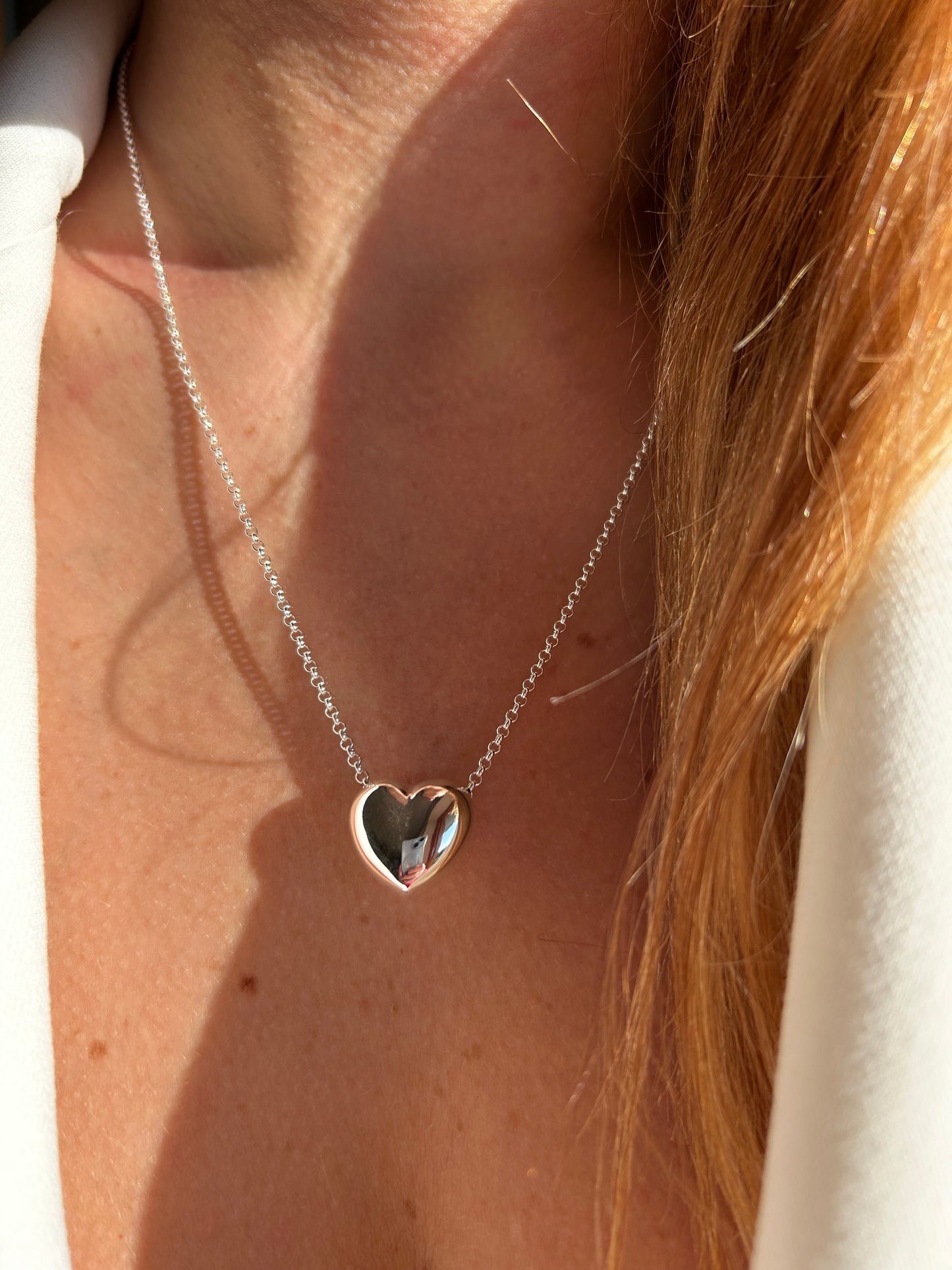 Collana Big Heart - Cuore In Linea Grande  -