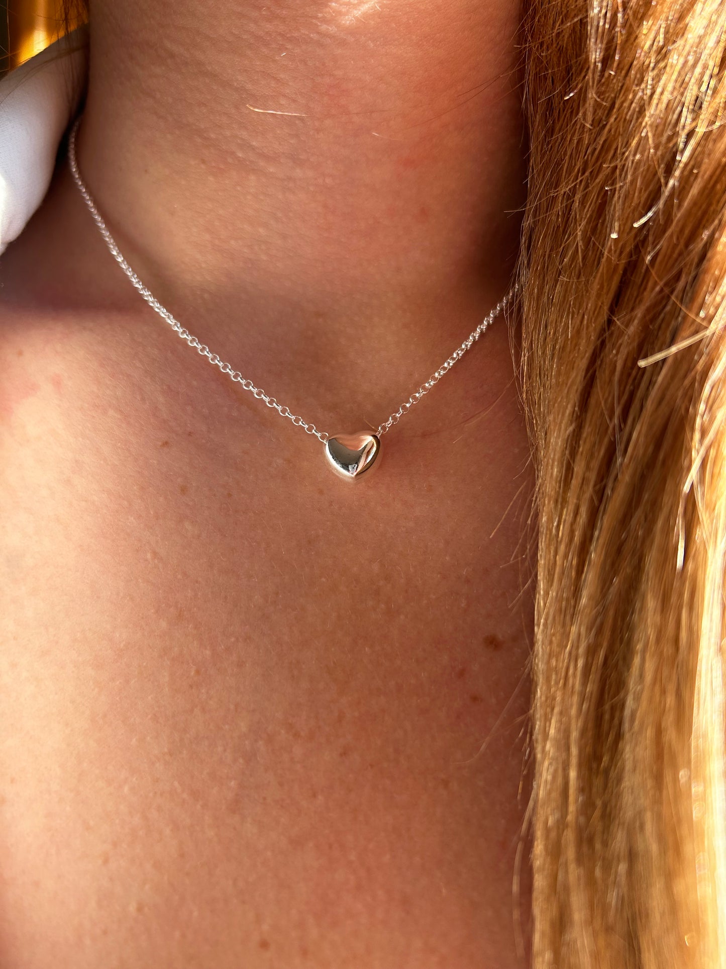 Collana Big Heart - Cuore In Linea Piccolo -