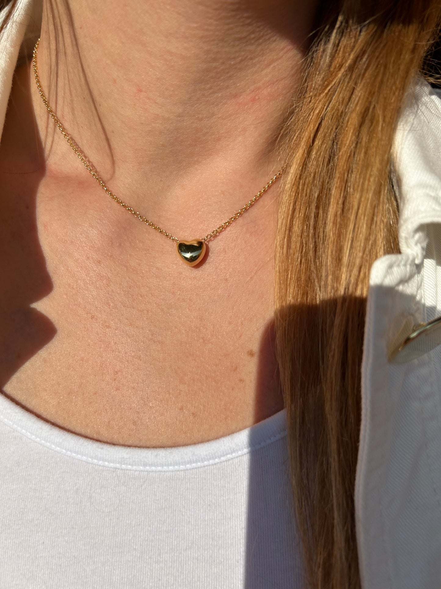 Collana Big Heart - Cuore In Linea Piccolo -
