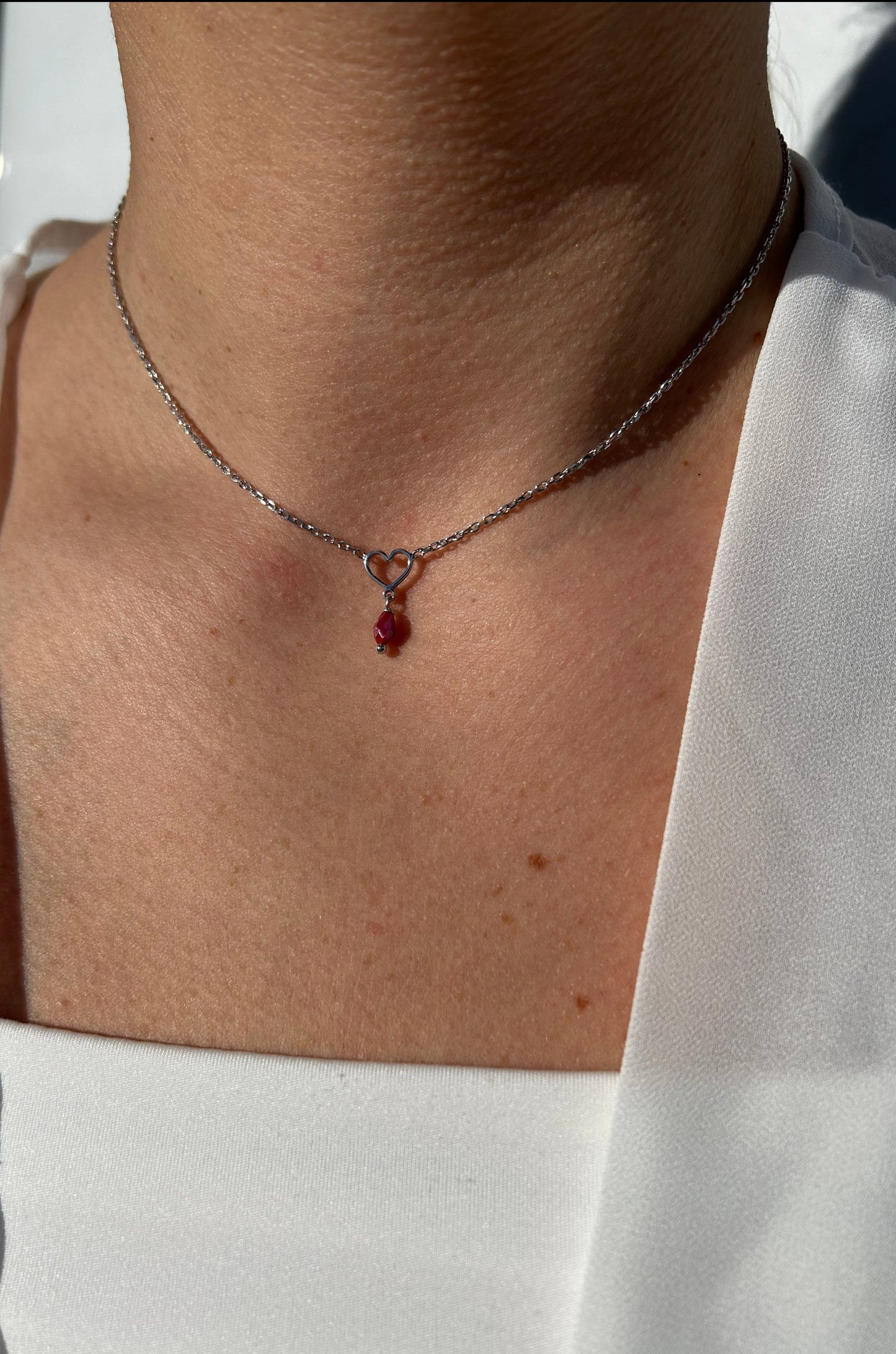 Collana Cuore Cristallo