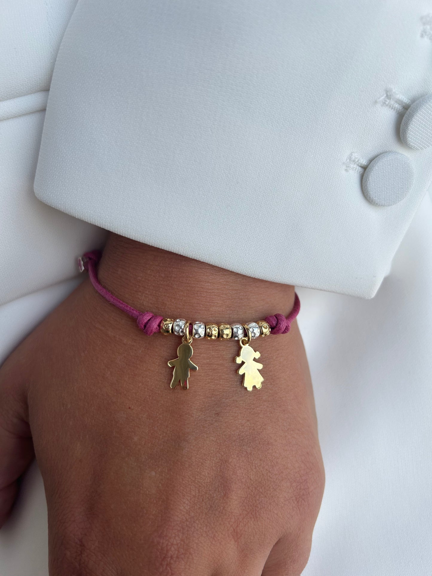 Braccialetto Satelliti Cordino Donna : Bimbo & Bimba