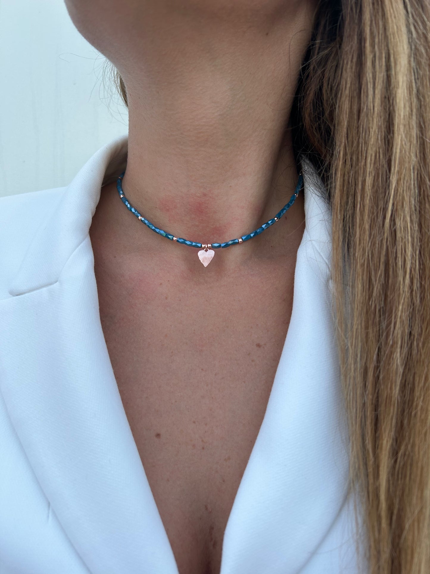 Collana Cuore Graffiato