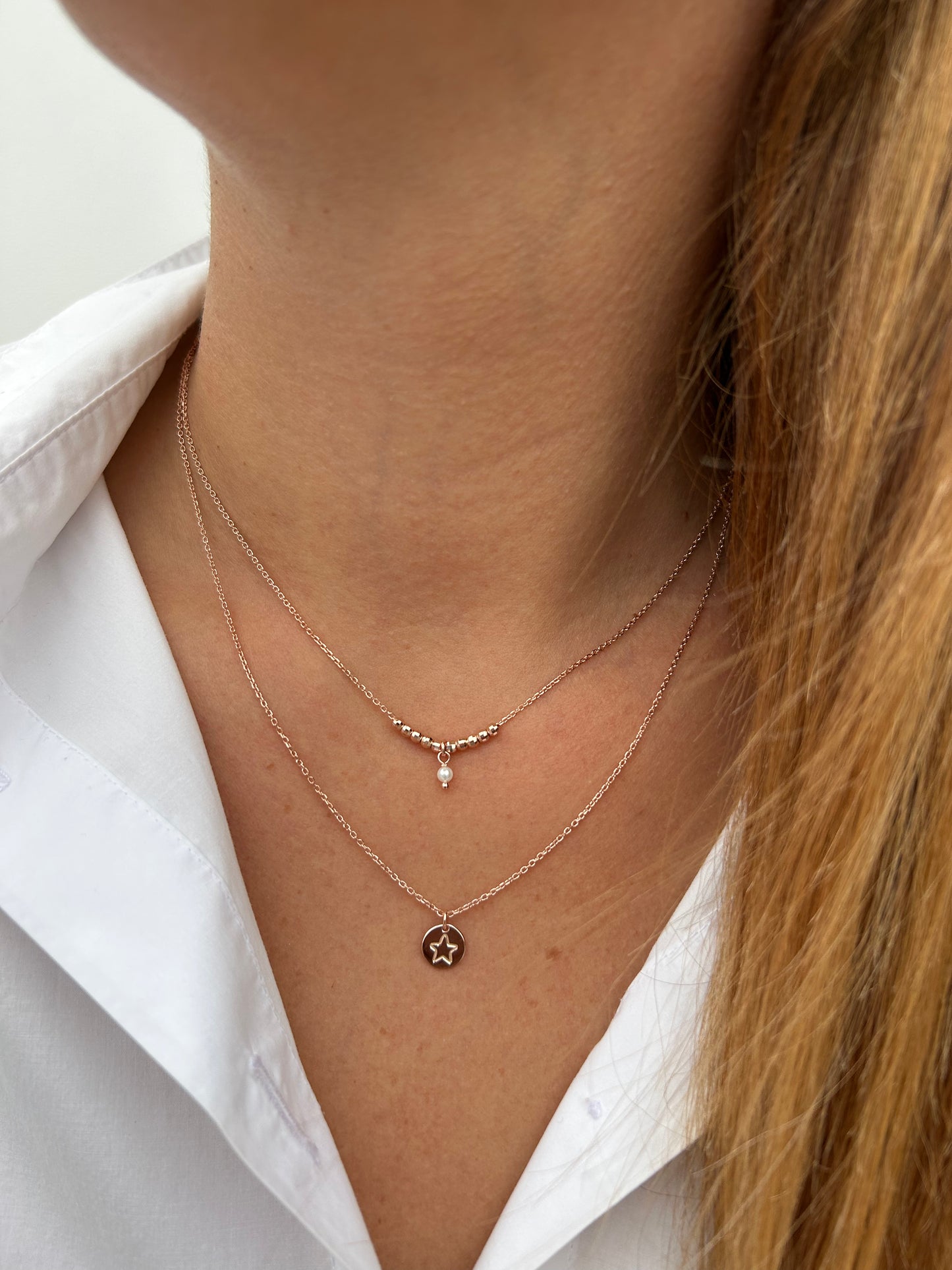Collana Unica a due Fili Donna