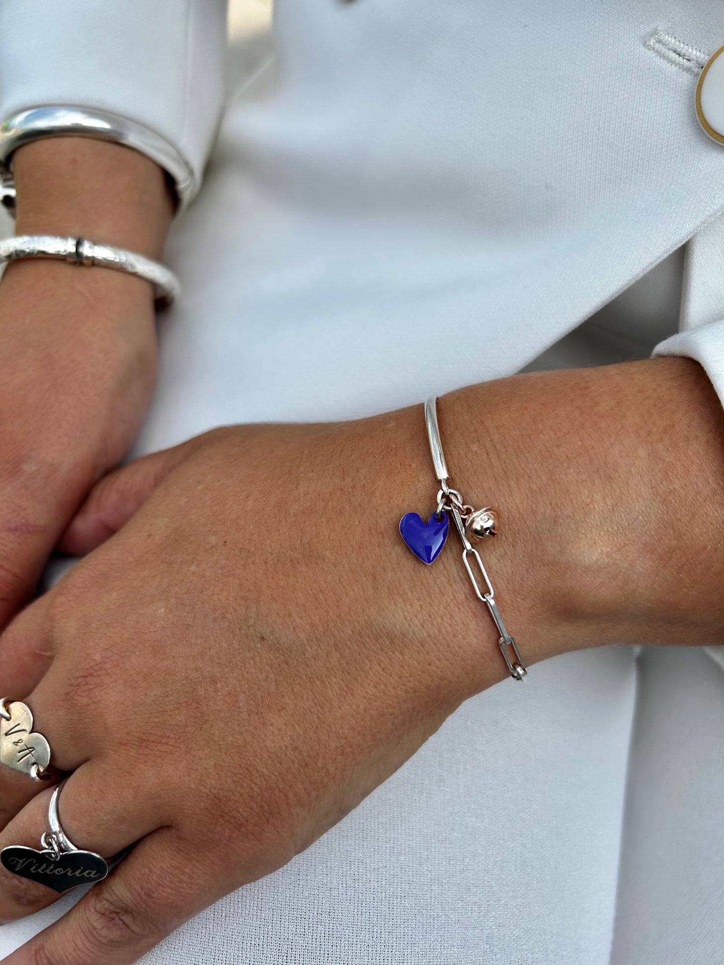 Bracciale Archetto Batticuore - Maglia Rettangolare -