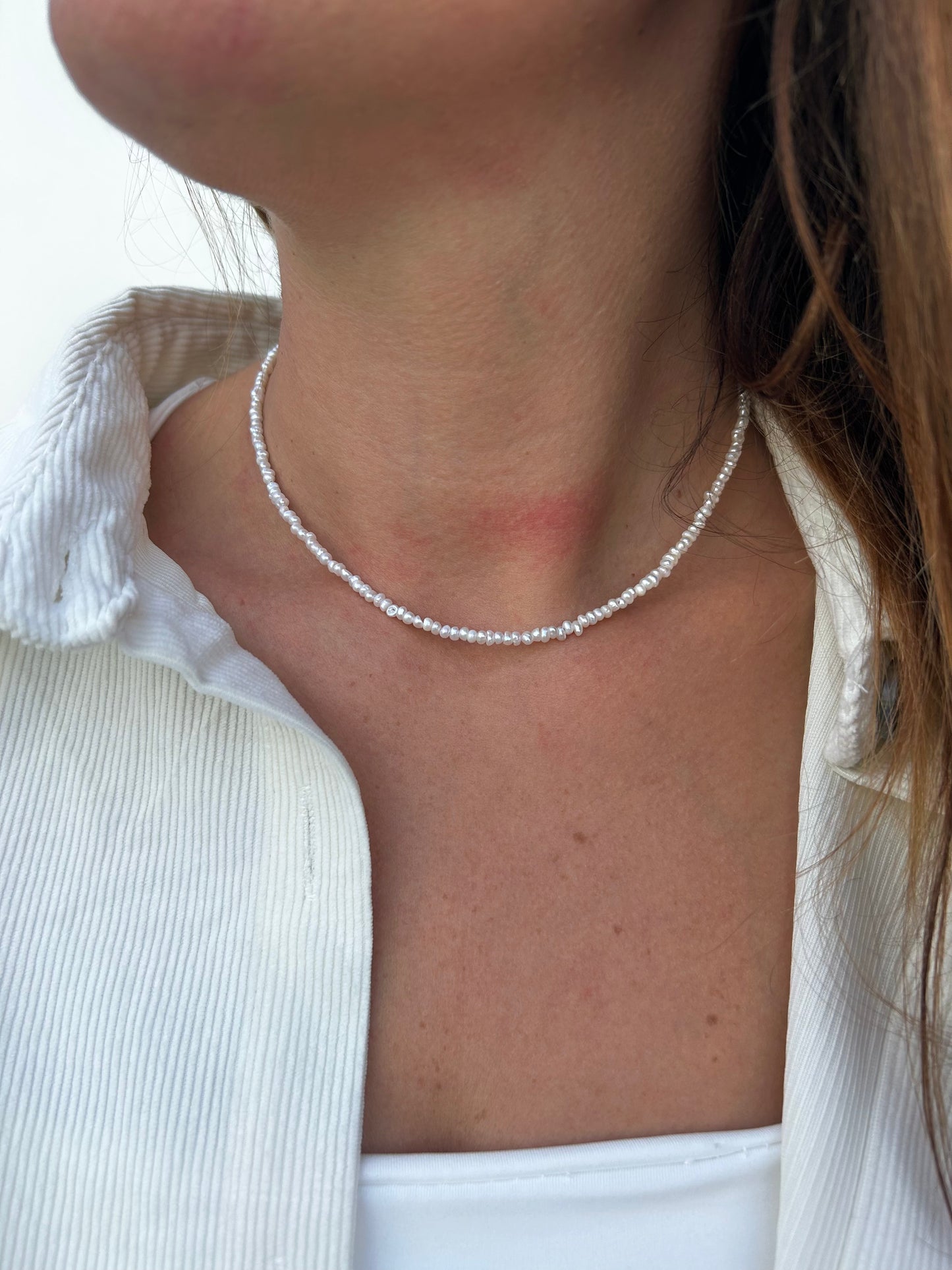 Collana Chocker Micro perle