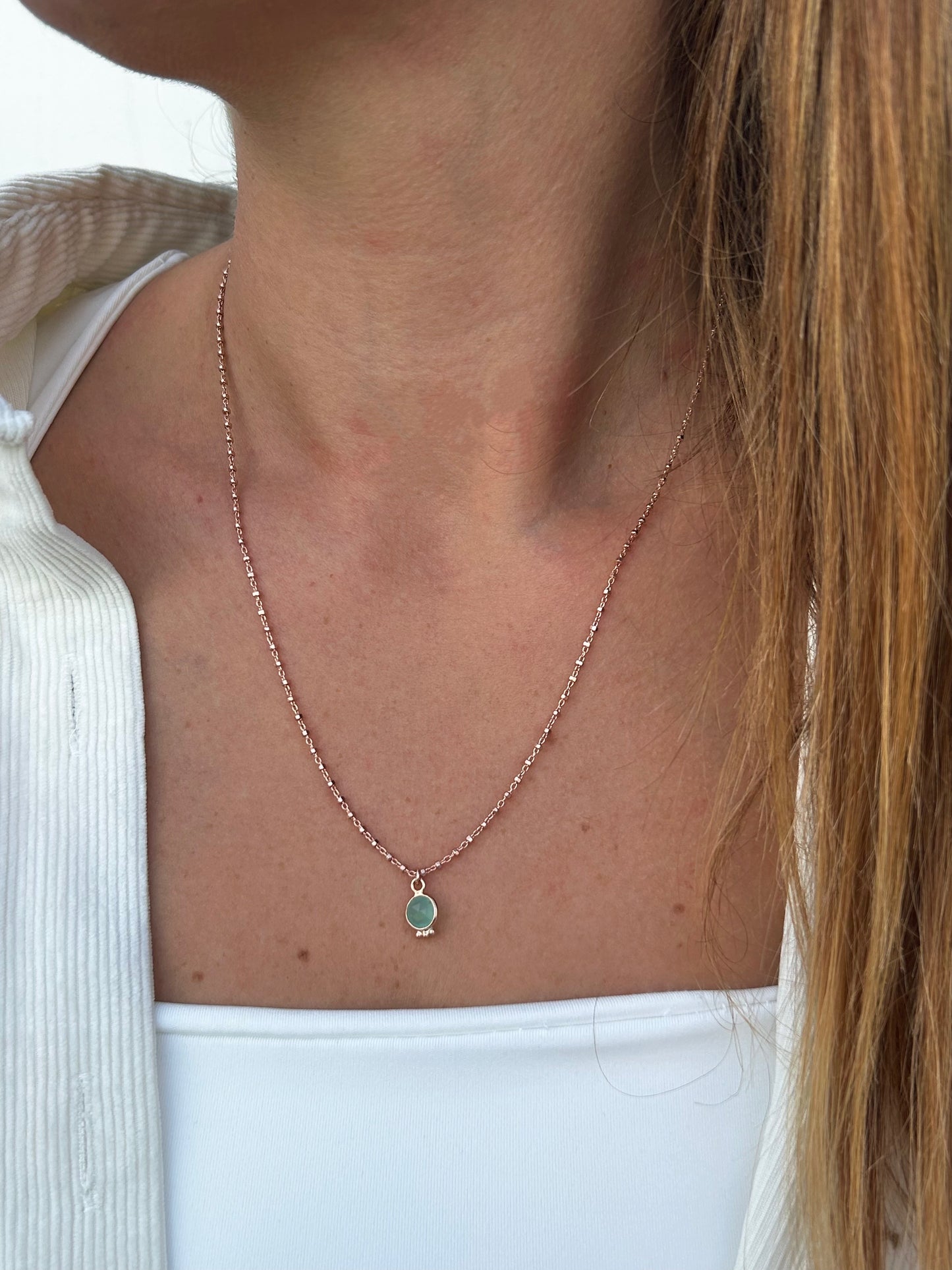 Collana con Amazzonite