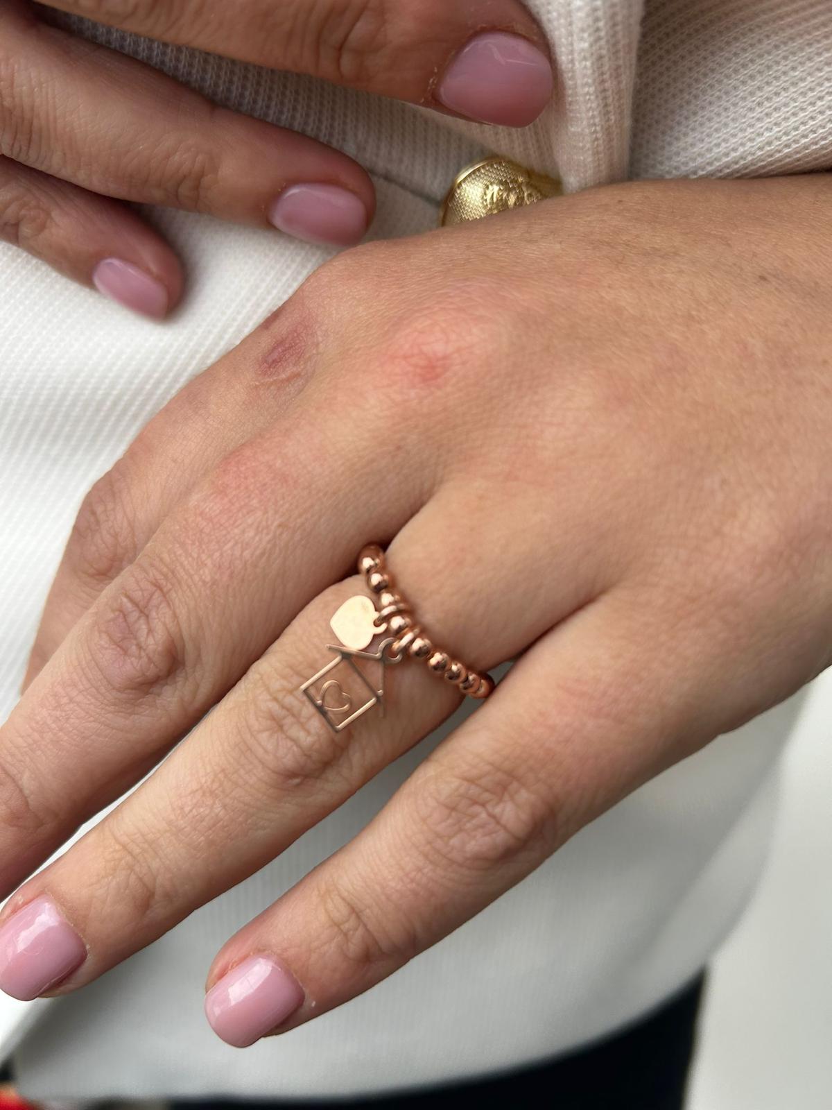 Anello casetta love