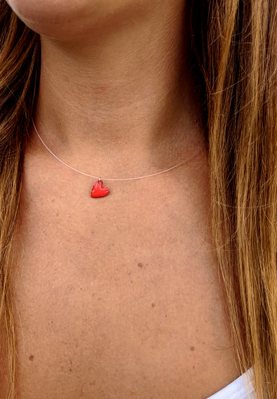 Collana Invisibile Cuore Grande
