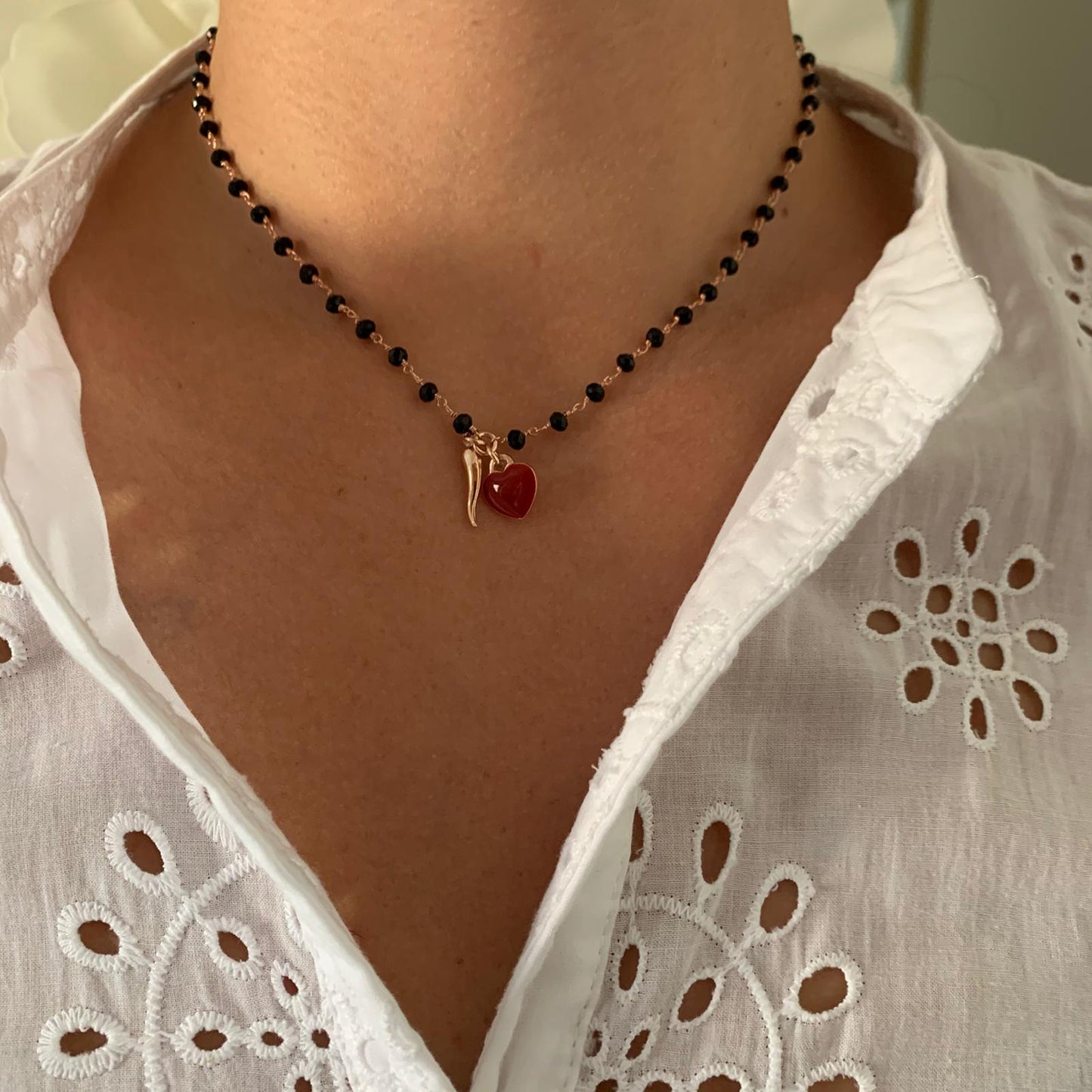 Collana Cuore e Cornetto