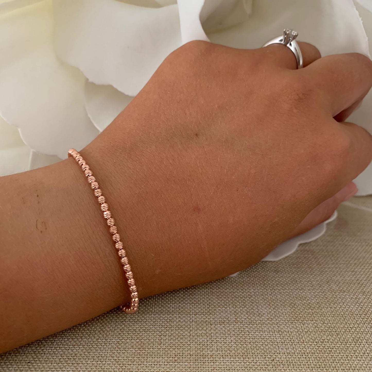 Bracciale Sferette diamantate