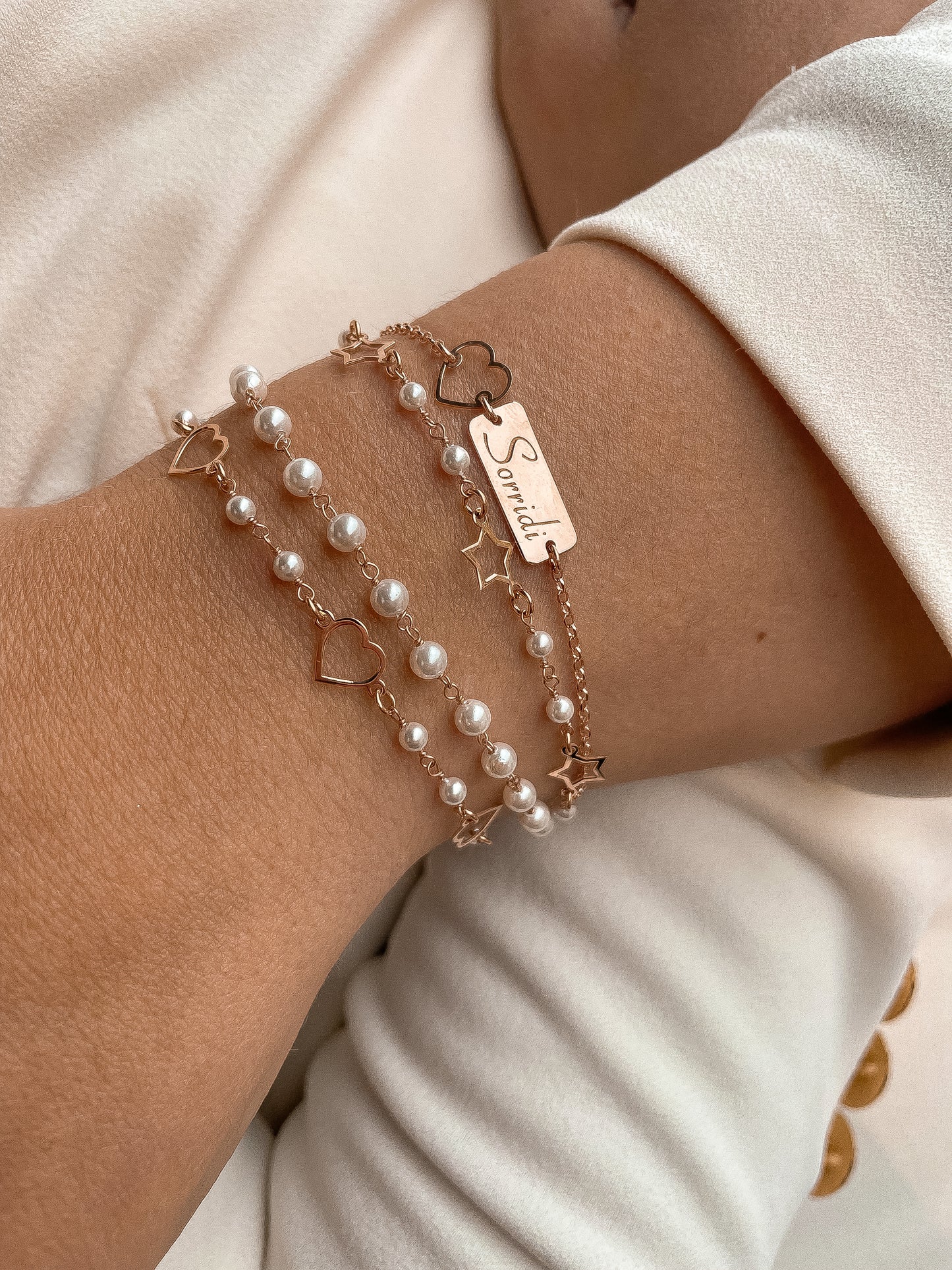 Set Bracciali Perle