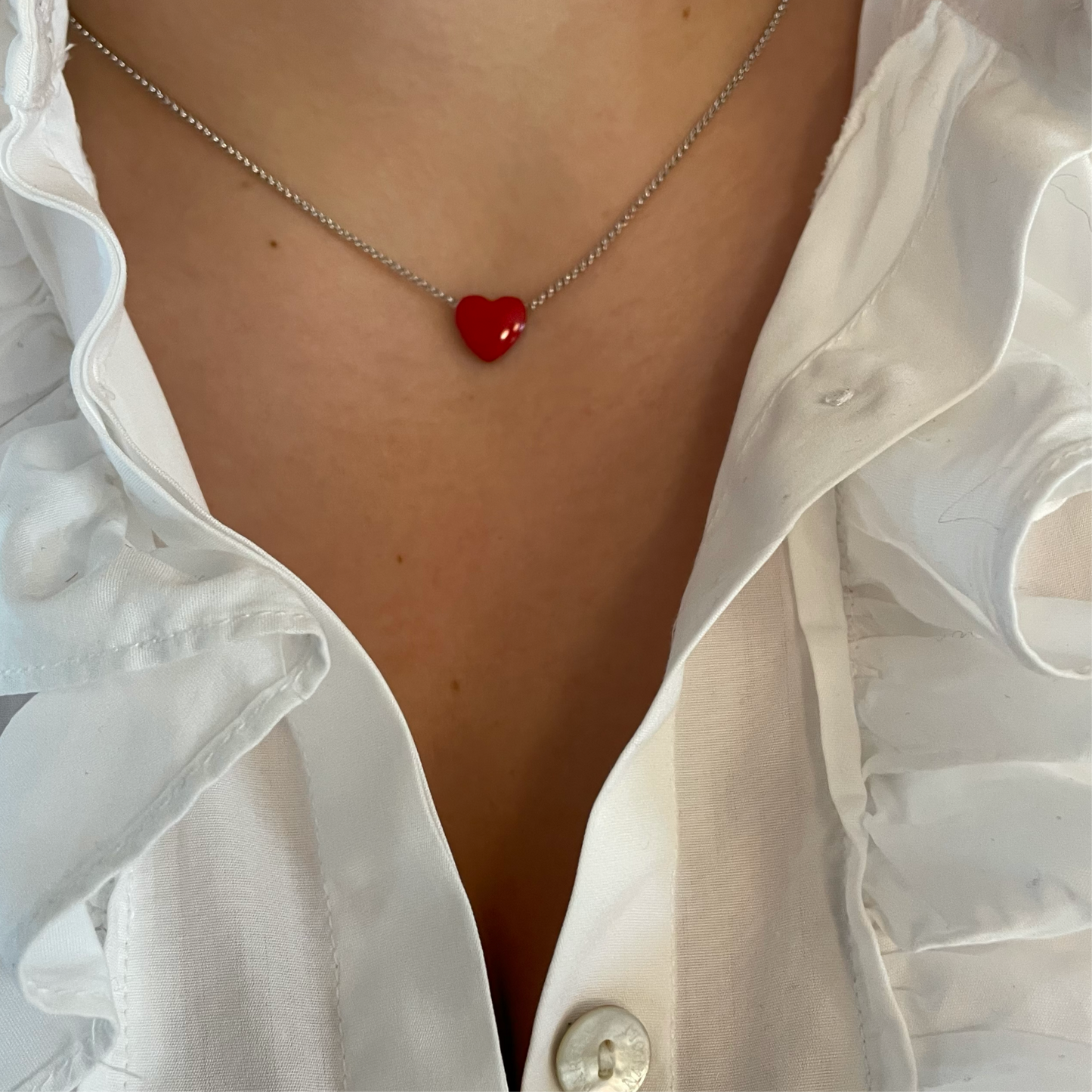 Collana Jolie - Cuore Rosso -