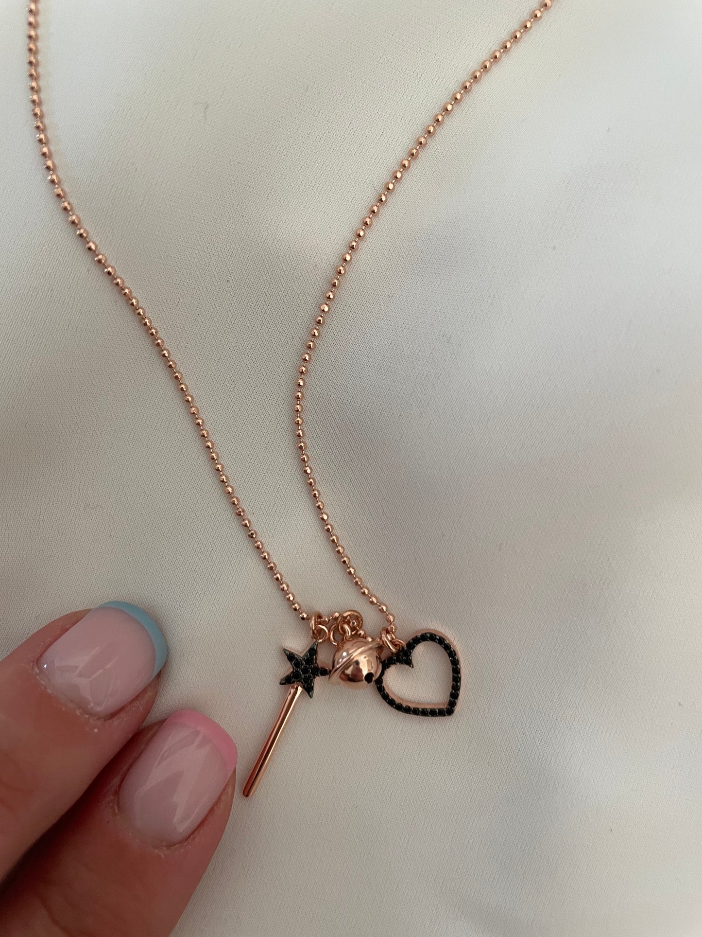 Collana Bacchetta Magica Zirconi