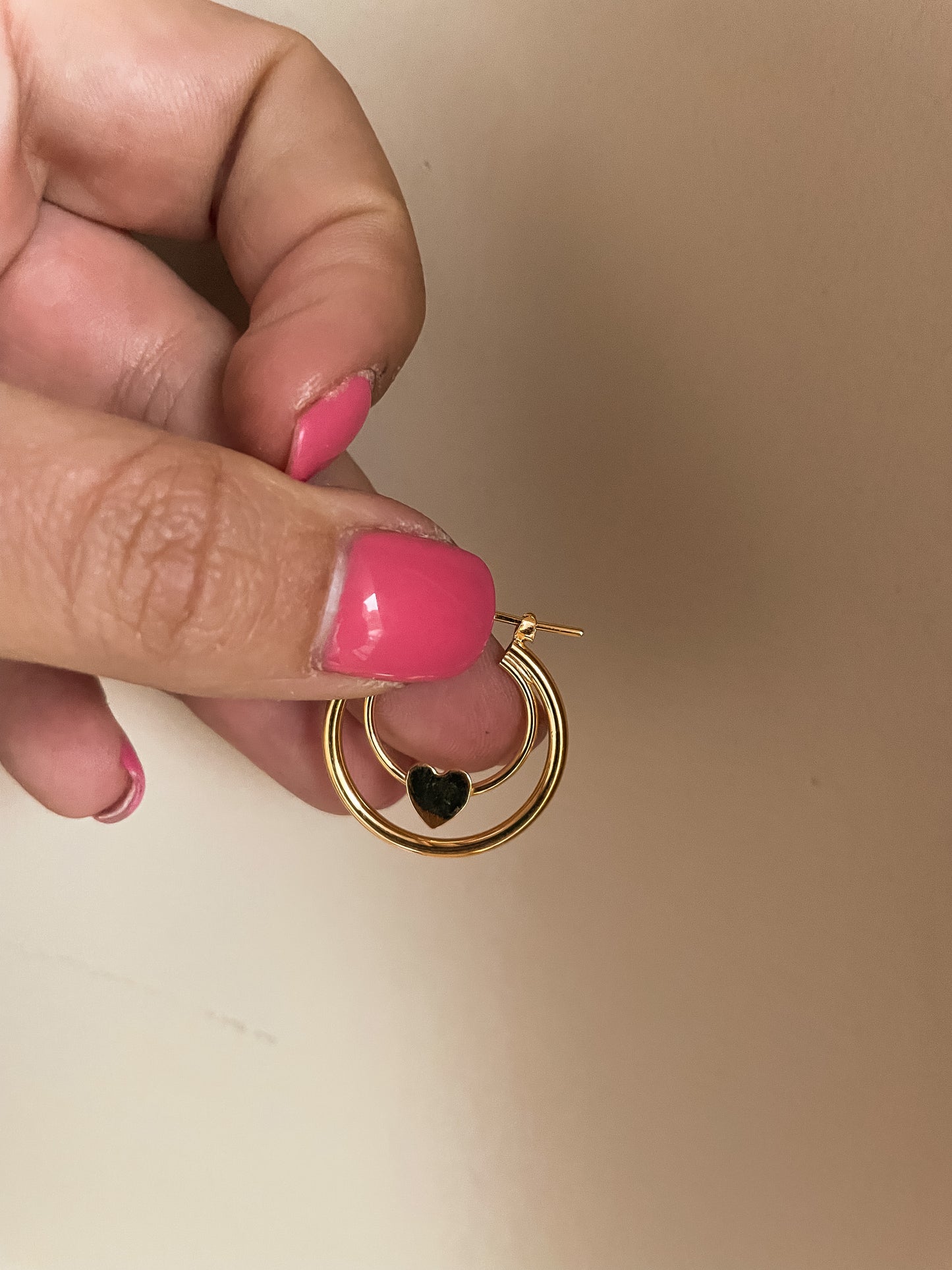 Orecchìni Cerchi cuore