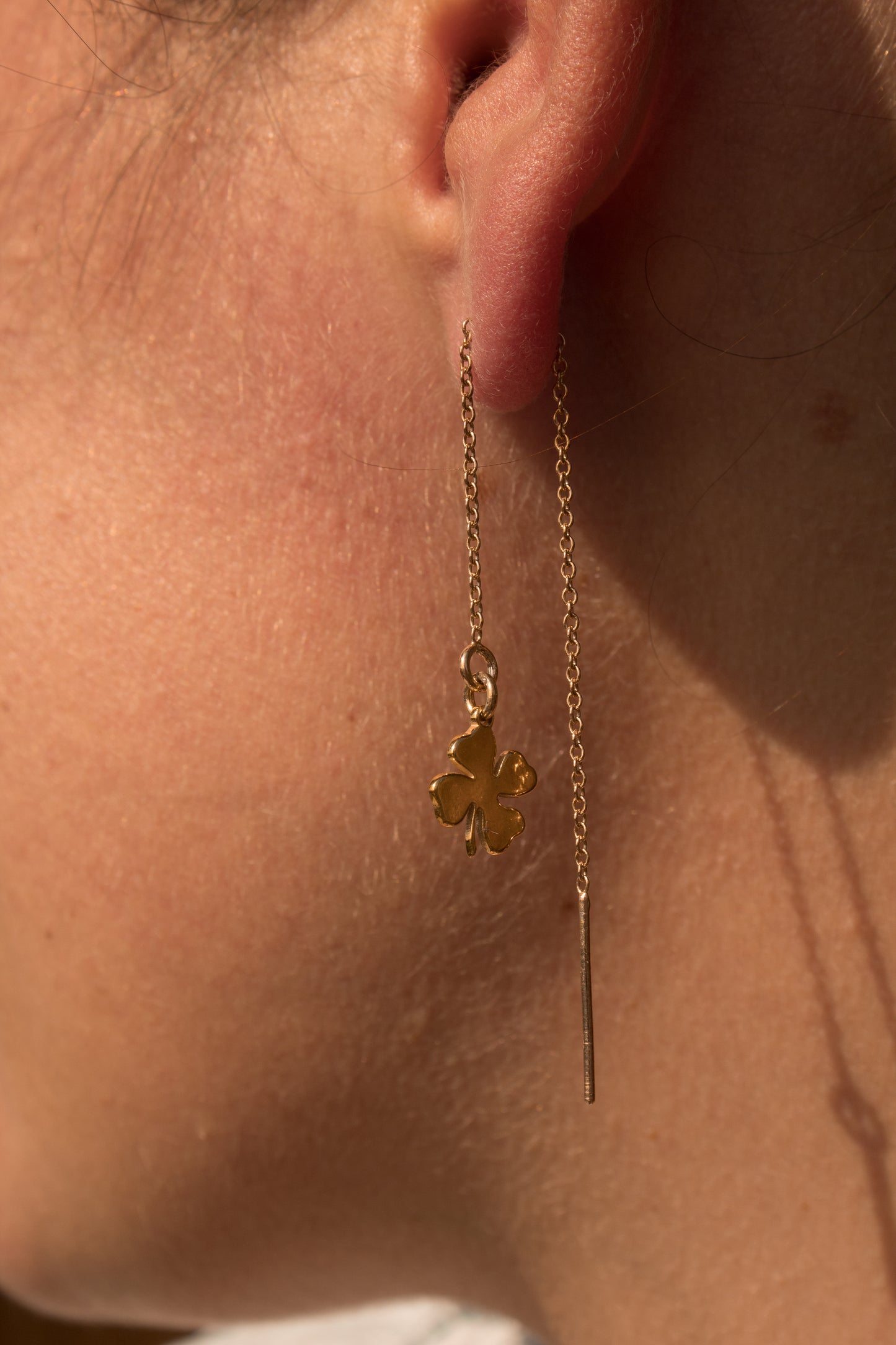 Orecchini SaliScendi Quadrifoglio