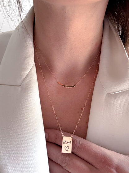 Collana Minimal - Sorriso -