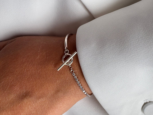 Bracciale Archetto - Tennis - Chiusura a T