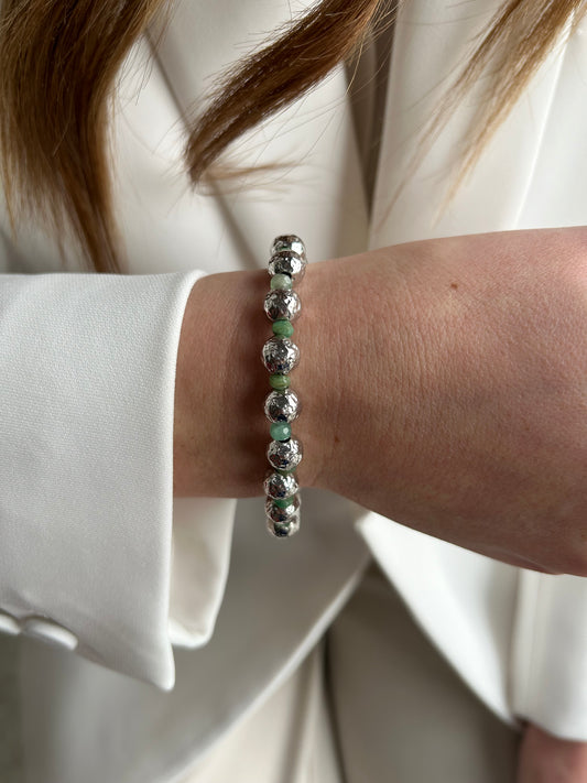Bracciale Sfere Martellate
