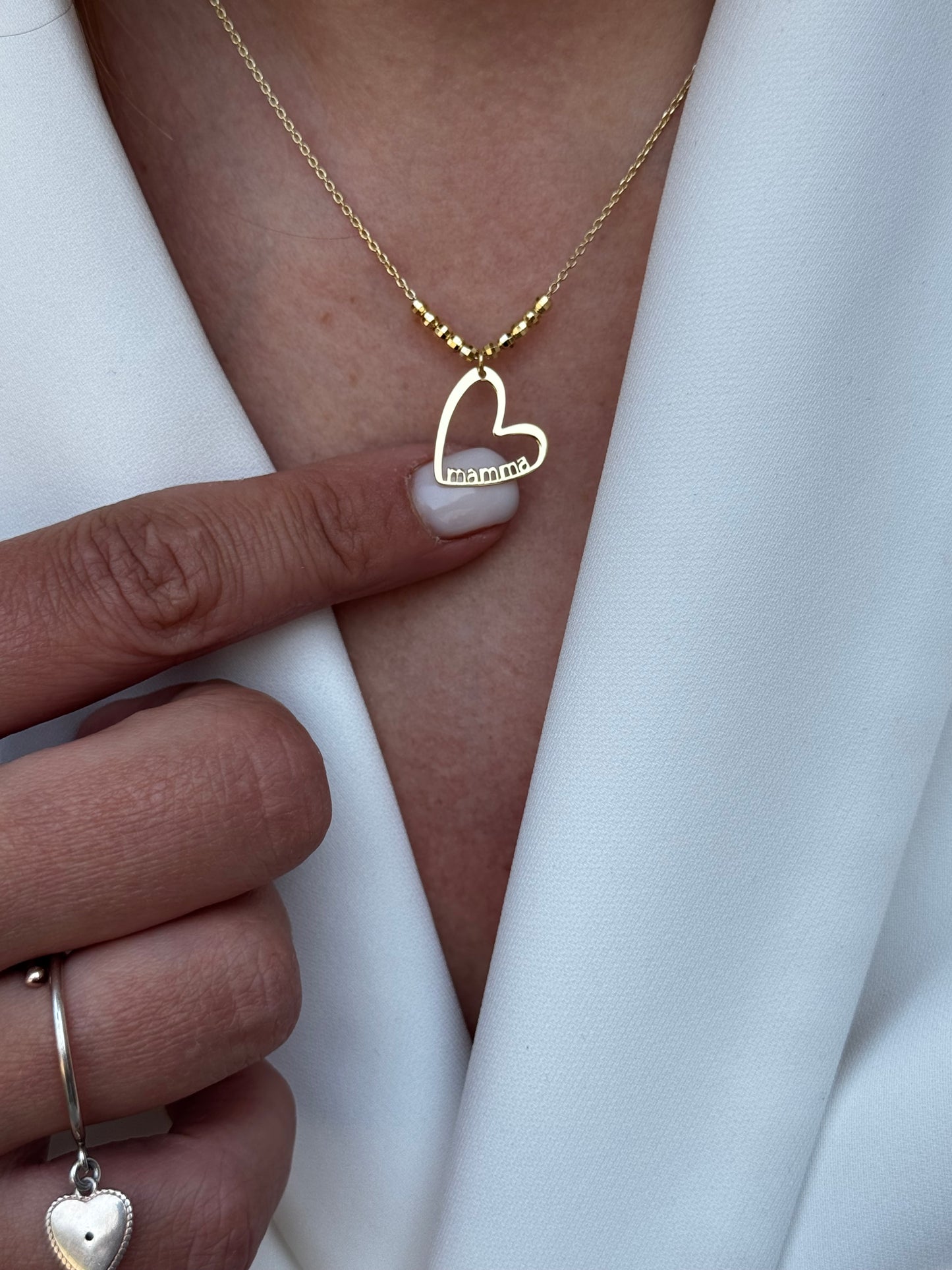Collana Cuore  Mamma