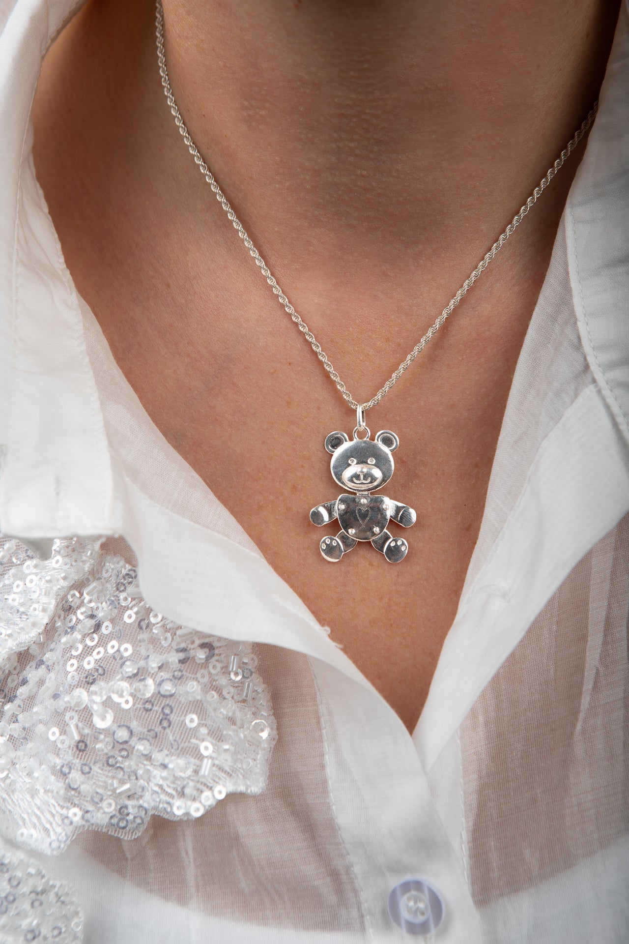 CIONDOLO TEDDY GRANDE - SIMBOLO INCISO -