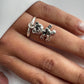 Anello Teddy Movibile in Argento 925 – Gioiello Artigianale con Orsetto Snodato