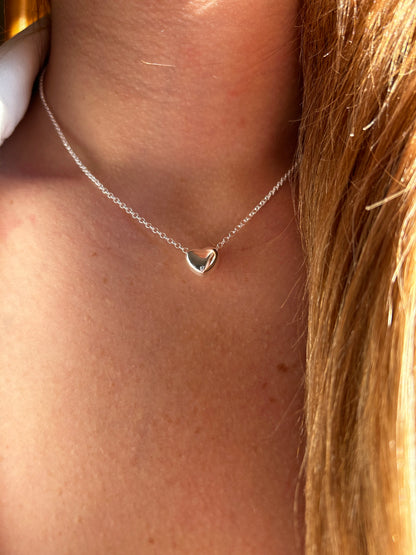 Collana Big Heart - Cuore In Linea Piccolo -