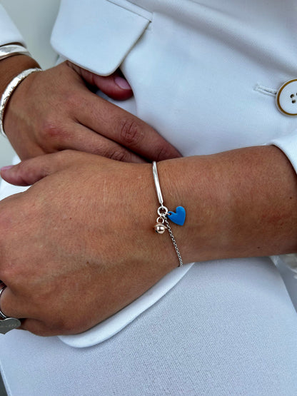 Bracciale Archetto Batticuore - Catena Rolò - Argento 925 Dorato
