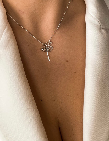 Collana Bacchetta Magica Glitter